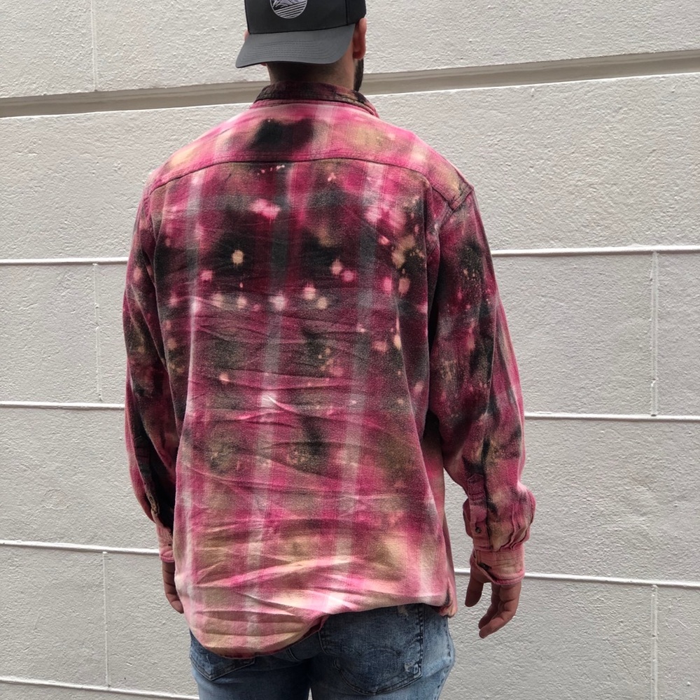 Hand bleached flannel - Picture 3 of 5